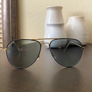 Aviator Sunglasses 14k Gold Frame